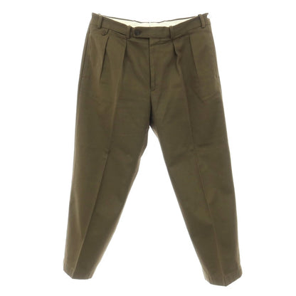 【中古】ベルナール ザンス BERNARD ZINS BAC J コットン カジュアルスラックスパンツ オリーブ【サイズ42】【 状態ランクB 】【 メンズ 】