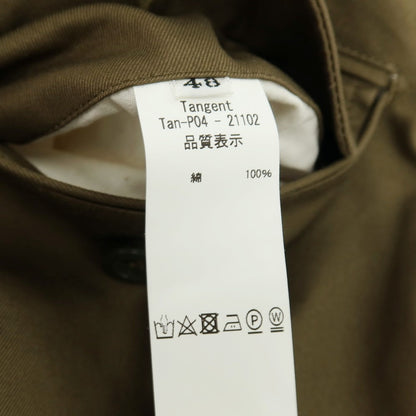 【中古】タンジェント Tangent コットン カジュアルスラックスパンツ オリーブ【サイズ48】【 状態ランクB 】【 メンズ 】