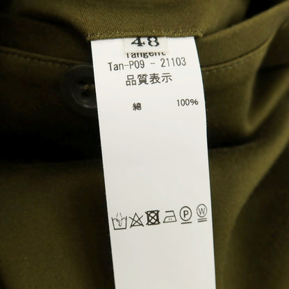 【中古】タンジェント Tangent コットン イージーカジュアルスラックスパンツ オリーブ【サイズ48】【 状態ランクB 】【 メンズ 】