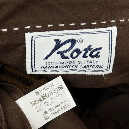 【中古】ロータ ROTA ツイルコットン カジュアルスラックスパンツ ブラウン【サイズ49】【 状態ランクB 】【 メンズ 】
