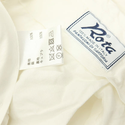 【中古】ロータ ROTA リネン カジュアルスラックスパンツ ホワイト【サイズ49】【 状態ランクB 】【 メンズ 】