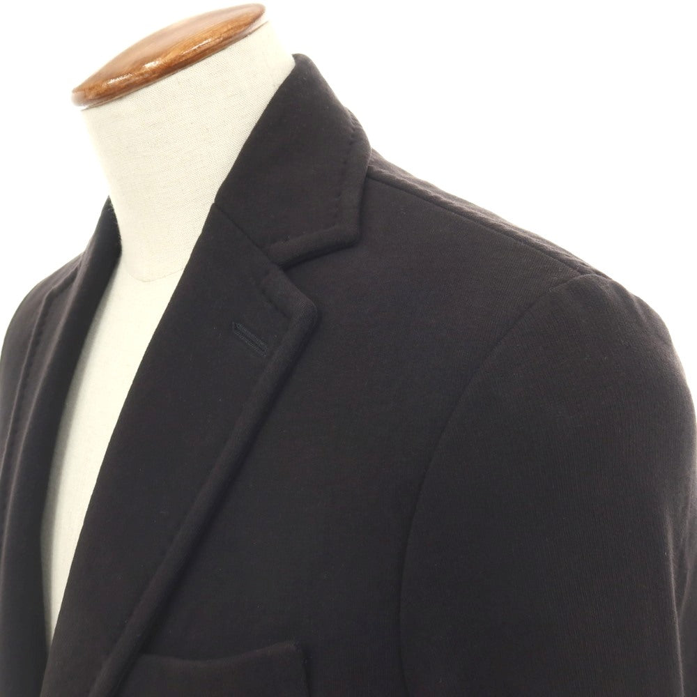 【中古】チルコロ1901 CIRCOLO 1901 コットン ジャージー 裏起毛 2B カジュアルジャケット ブラック【サイズ48】【 状態ランクB 】【 メンズ 】