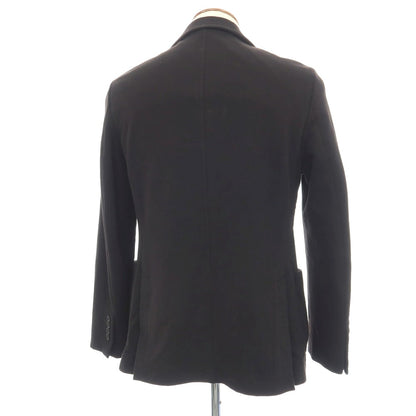 【中古】チルコロ1901 CIRCOLO 1901 コットン ジャージー 裏起毛 2B カジュアルジャケット ブラック【サイズ48】【 状態ランクB 】【 メンズ 】