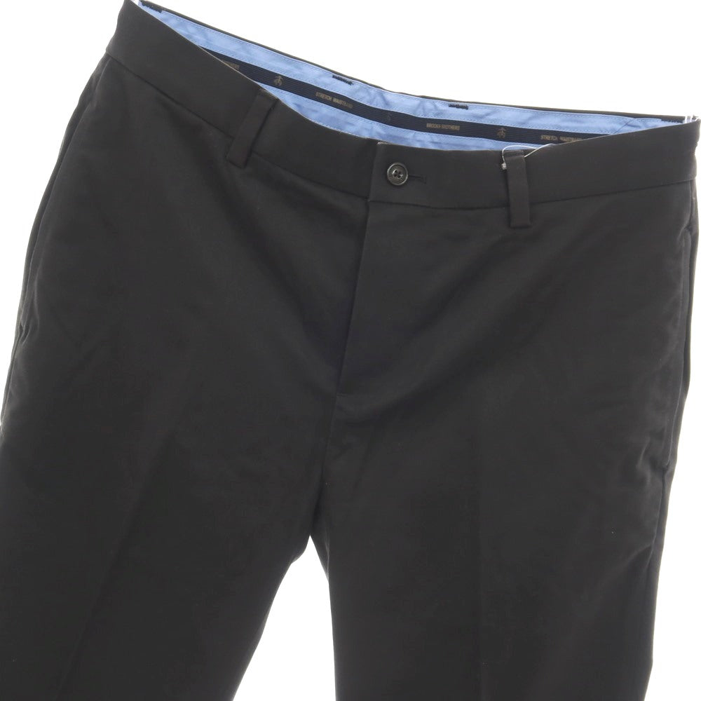 【中古】ブルックスブラザーズ Brooks Brothers コットンポリウレタン カジュアルスラックスパンツ ブラック【サイズ32】【 状態ランクB 】【 メンズ 】