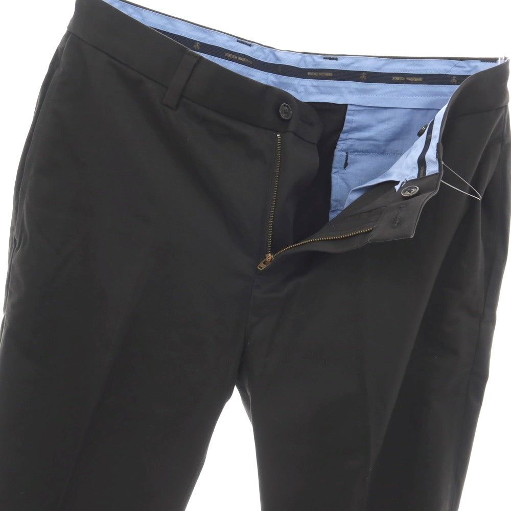 【中古】ブルックスブラザーズ Brooks Brothers コットンポリウレタン カジュアルスラックスパンツ ブラック【サイズ32】【 状態ランクB 】【 メンズ 】