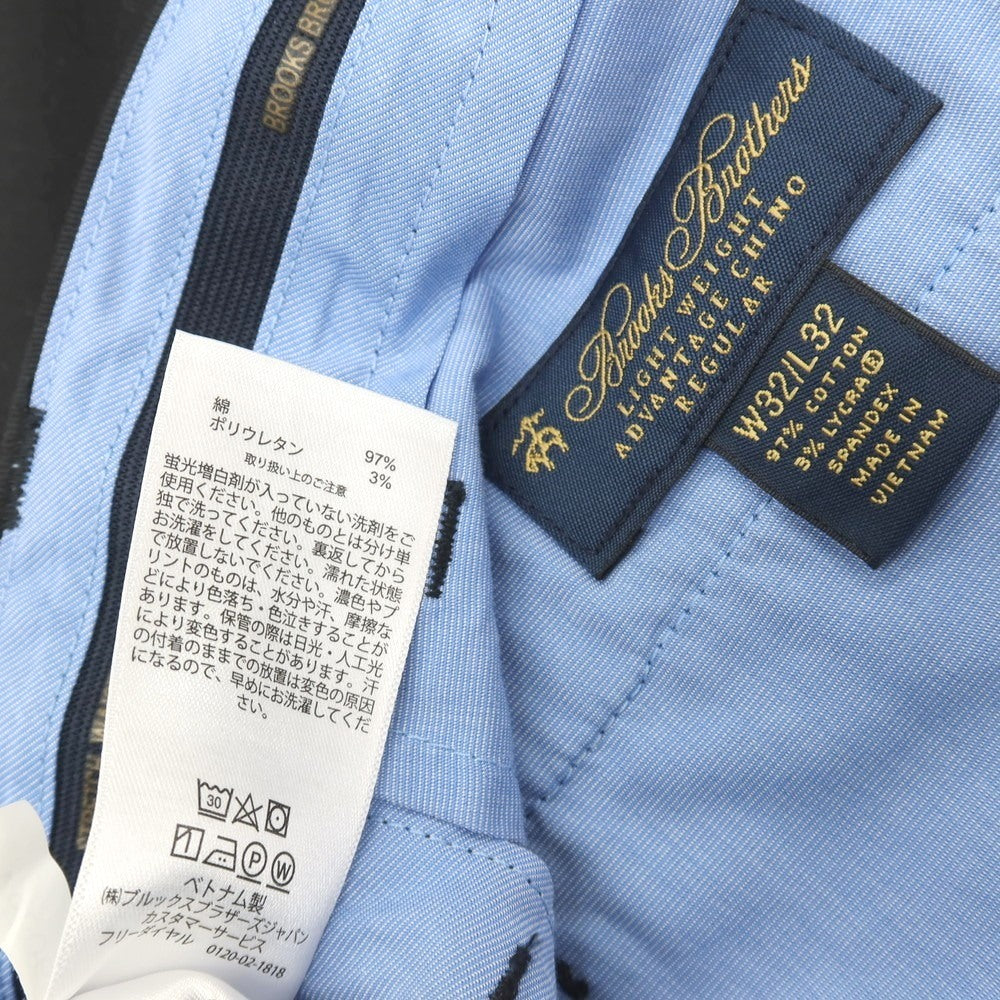 【中古】ブルックスブラザーズ Brooks Brothers コットンポリウレタン カジュアルスラックスパンツ ブラック【サイズ32】【 状態ランクB 】【 メンズ 】