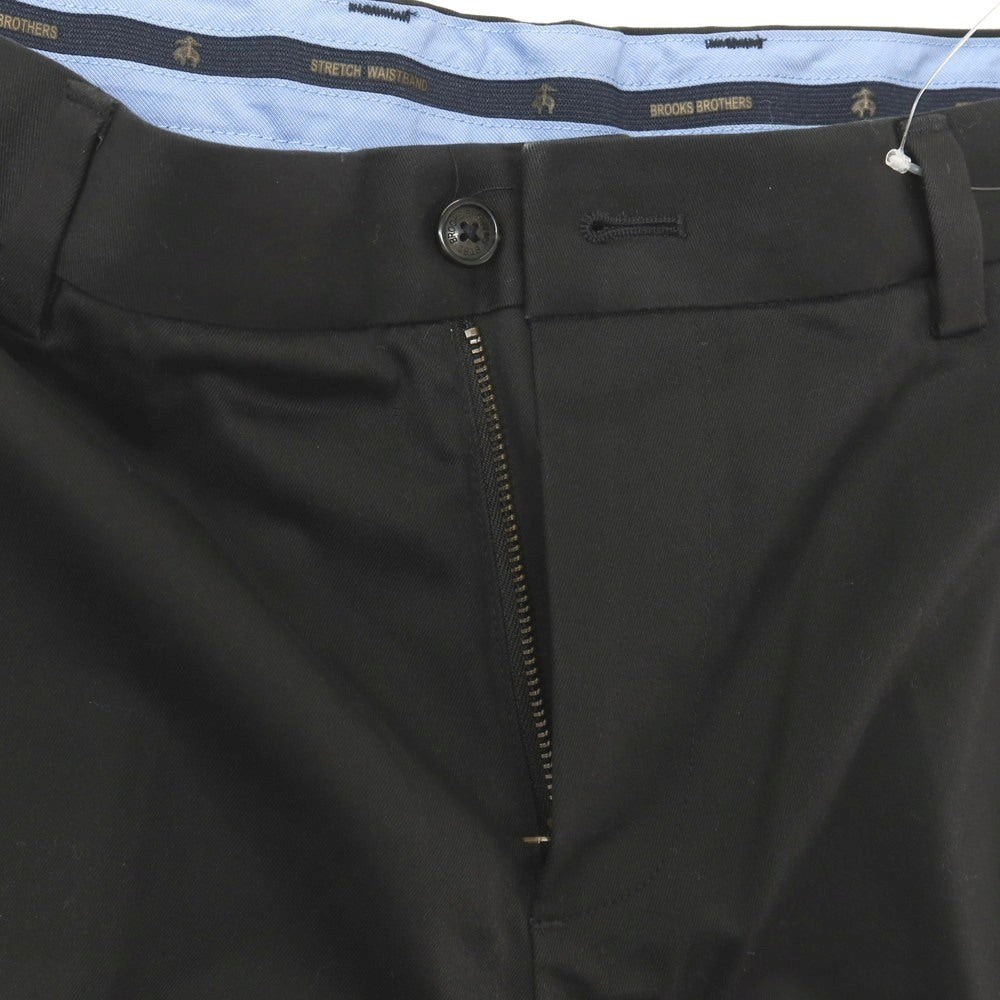 【中古】ブルックスブラザーズ Brooks Brothers コットンポリウレタン カジュアルスラックスパンツ ブラック【サイズ32】【 状態ランクB 】【 メンズ 】