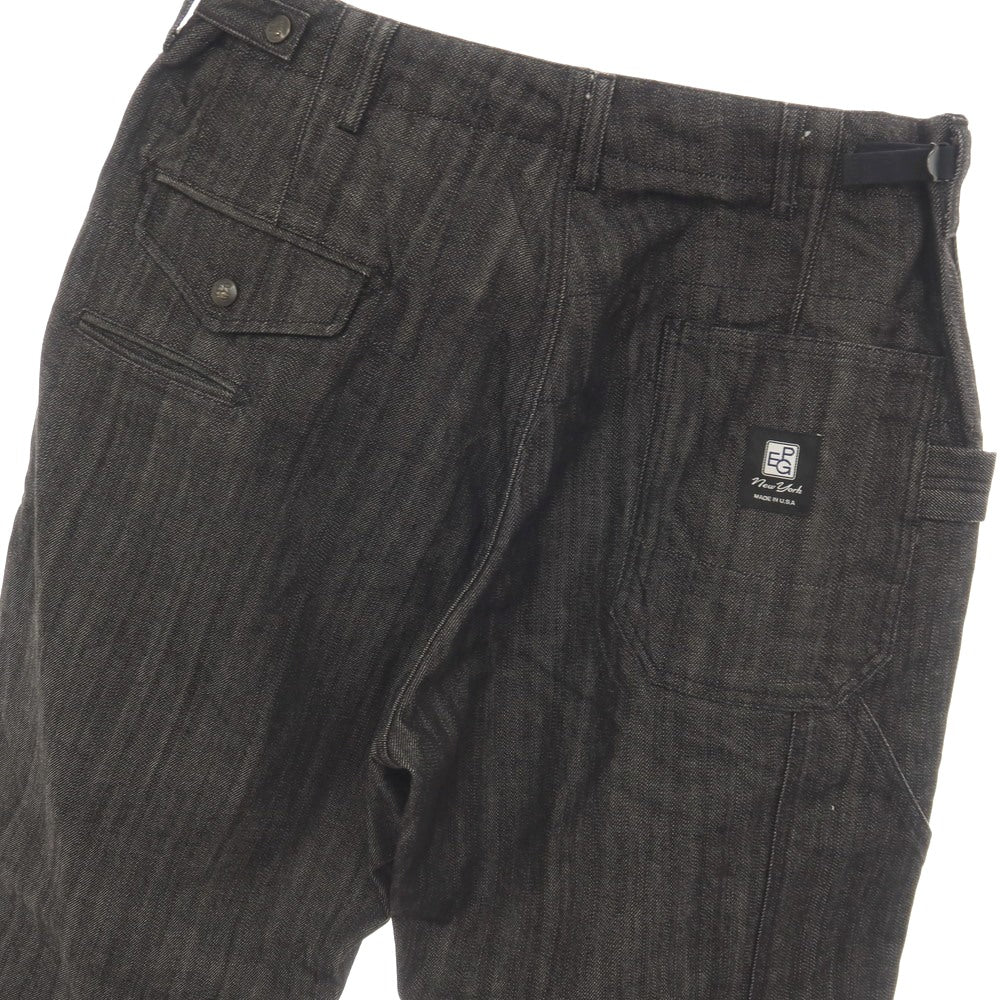 【中古】ピーイージー PEG コットンポリエステル デニムパンツ ジーンズ ブラック【サイズM】【 状態ランクB 】【 メンズ 】