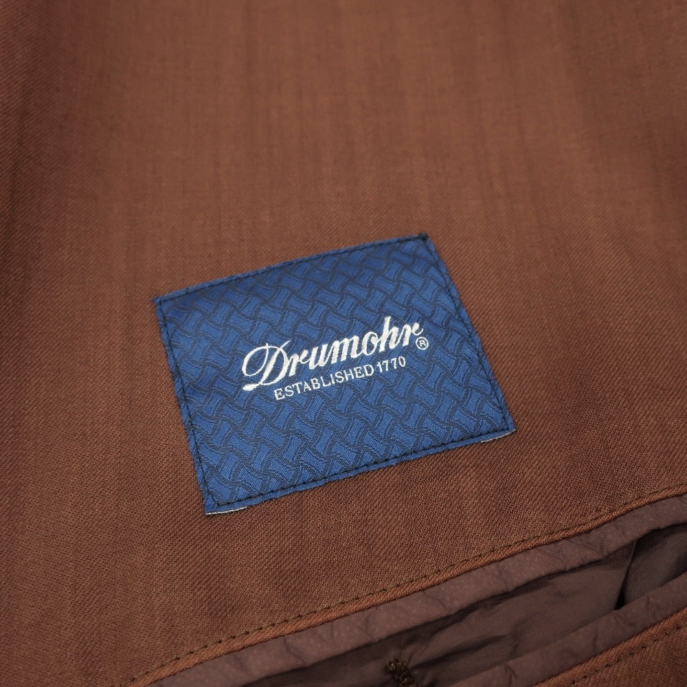 【新品アウトレット】ドルモア DRUMOHR ウール 3B テーラードジャケット ブラウン【サイズ48】【 状態ランクN- 】【 メンズ 】