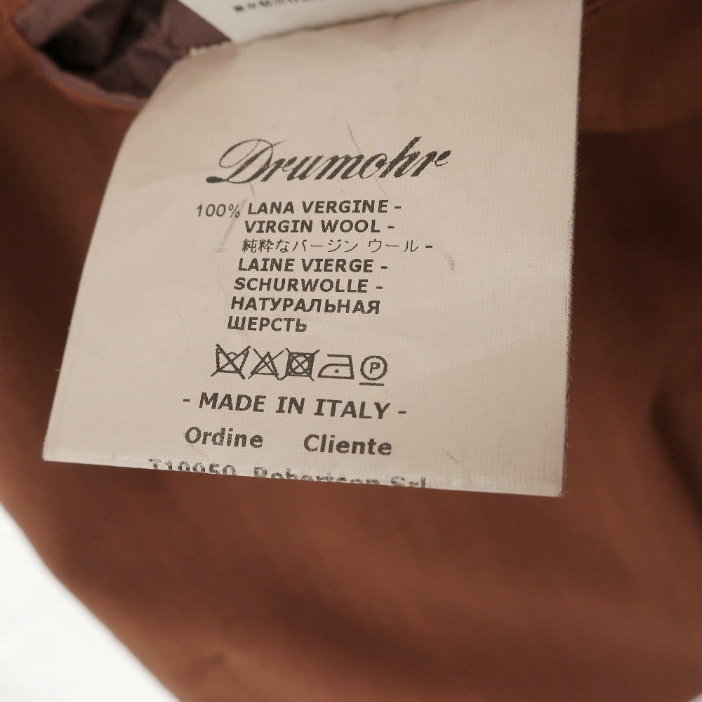 【新品アウトレット】ドルモア DRUMOHR ウール 3B テーラードジャケット ブラウン【サイズ48】【 状態ランクN- 】【 メンズ 】