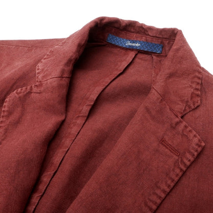 【新品】ドルモア DRUMOHR リネン 3B テーラードジャケット ボルドー【サイズ48】【 状態ランクN 】【 メンズ 】