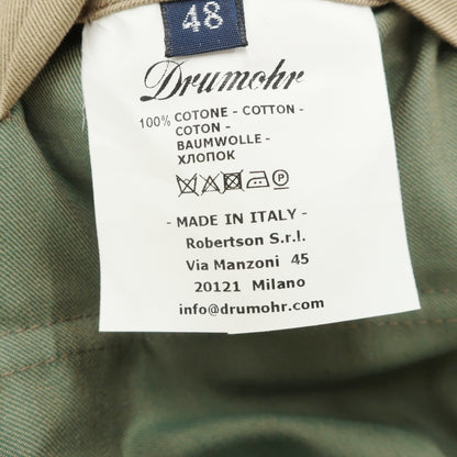 【新品アウトレット】ドルモア DRUMOHR コットン スタンドカラーブルゾン ベージュ【サイズ48】【 状態ランクN- 】【 メンズ 】
