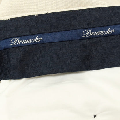 【新品】ドルモア DRUMOHR リネンコットン カジュアルスラックスパンツ アイボリー【サイズ50】【 状態ランクN 】【 メンズ 】
