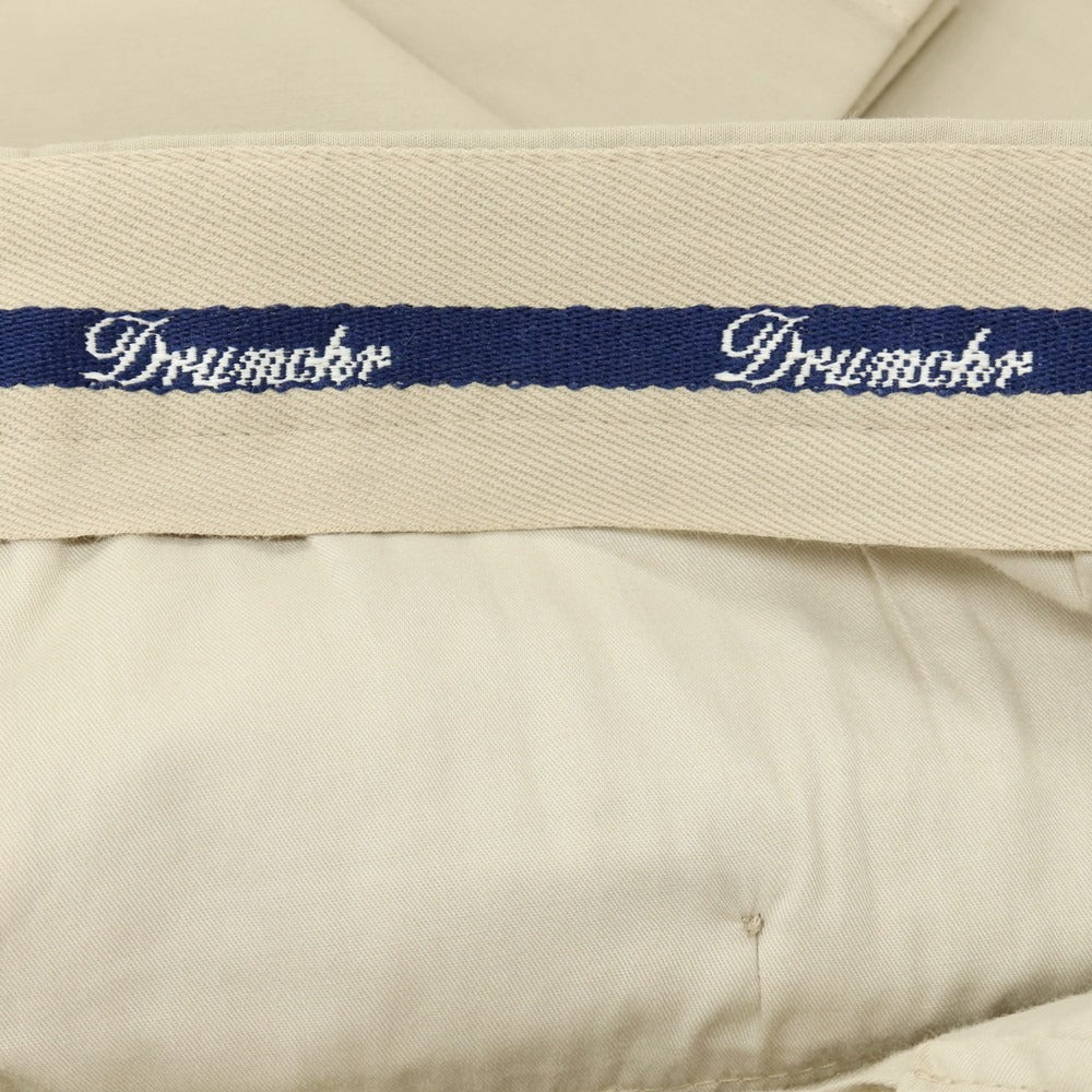 【新品】ドルモア DRUMOHR ストレッチ コットン カジュアルスラックスパンツ ベージュ【サイズ48】【 状態ランクN 】【 メンズ 】