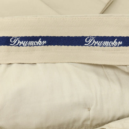 【新品】ドルモア DRUMOHR ストレッチ コットン カジュアルスラックスパンツ ベージュ【サイズ48】【 状態ランクN 】【 メンズ 】