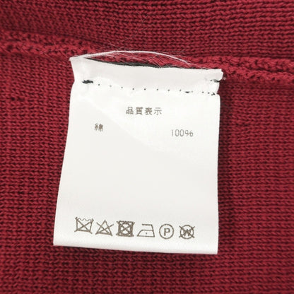 【新品】ドルモア DRUMOHR コットン ミラノリブ ダブル6B ニットジャケット ワインレッド【サイズ46】【 状態ランクN 】【 メンズ 】