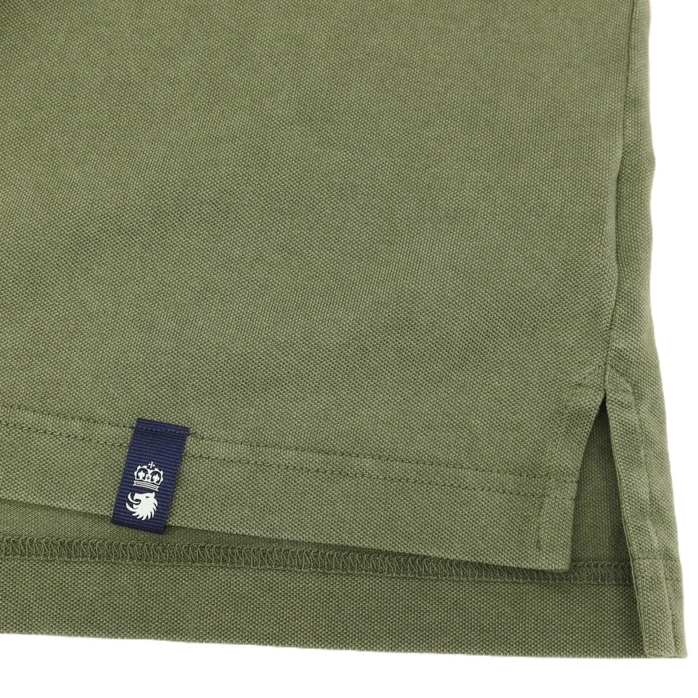 新品】ドルモア DRUMOHR コットン 半袖ポロシャツ ライトオリーブ