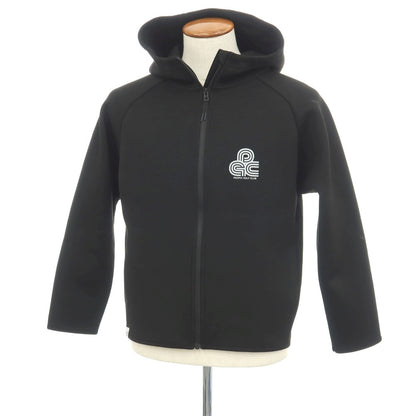【中古】パシフィックゴルフクラブ Pacific GOLF CLUB ダンボールニット ジップアップ パーカー ブラック【サイズM】【 状態ランクB 】【 メンズ 】