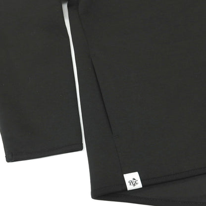 【中古】パシフィックゴルフクラブ Pacific GOLF CLUB ダンボールニット ジップアップ パーカー ブラック【サイズM】【 状態ランクB 】【 メンズ 】