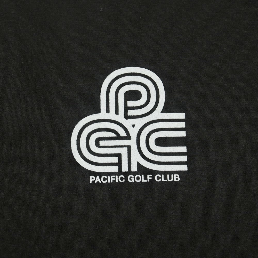 【中古】パシフィックゴルフクラブ Pacific GOLF CLUB ダンボールニット ジップアップ パーカー ブラック【サイズM】【 状態ランクB 】【 メンズ 】