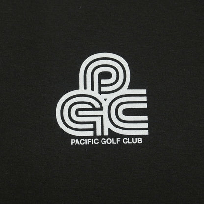 【中古】パシフィックゴルフクラブ Pacific GOLF CLUB ダンボールニット ジップアップ パーカー ブラック【サイズM】【 状態ランクB 】【 メンズ 】