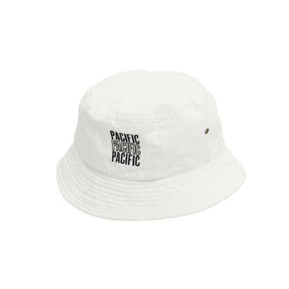 【中古】パシフィックゴルフクラブ Pacific GOLF CLUB コットン バケットハット 帽子 ホワイト【サイズL/XL】【 状態ランクC 】【 メンズ 】