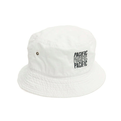 【中古】パシフィックゴルフクラブ Pacific GOLF CLUB コットン バケットハット 帽子 ホワイト【サイズL/XL】【 状態ランクC 】【 メンズ 】