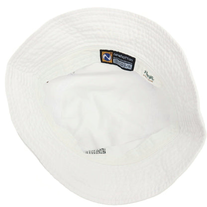 【中古】パシフィックゴルフクラブ Pacific GOLF CLUB コットン バケットハット 帽子 ホワイト【サイズL/XL】【 状態ランクC 】【 メンズ 】