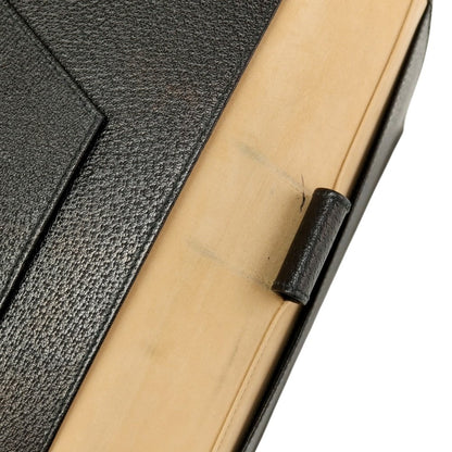 【中古】スマイソン SMYTHSON レザー ノートホルダー ブラック【 状態ランクC 】【 メンズ 】