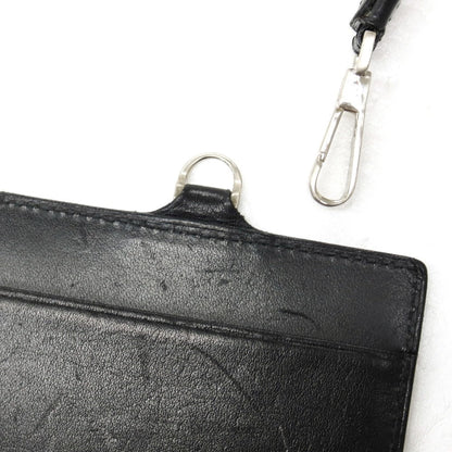 【中古】ツチヤカバン 土屋鞄 レザー IDカードケース ブラック【 状態ランクC 】【 メンズ 】
