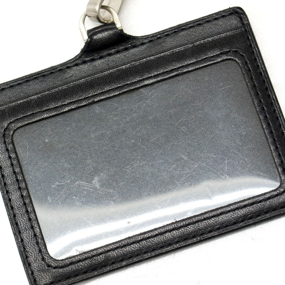 【中古】ツチヤカバン 土屋鞄 レザー IDカードケース ブラック【 状態ランクC 】【 メンズ 】
