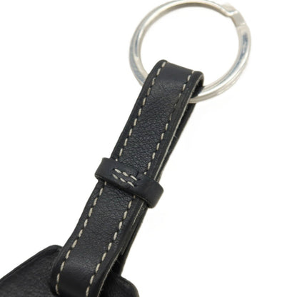 【中古】エルメス HERMES レザー Apple Air Tag エアタグ キーホルダー ブラック【 状態ランクC 】【 メンズ 】