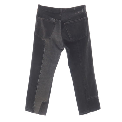 【中古】ジョンリンクス jonnlynx faye別注 コットン 再構築 デニムパンツ ブラック【サイズ34】【 状態ランクB 】【 メンズ 】
