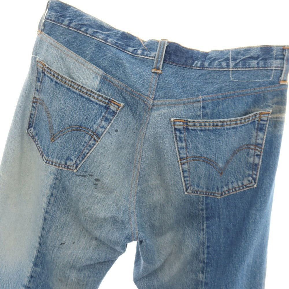 【中古】ジョンリンクス jonnlynx faye別注 コットン 再構築 デニムパンツ ブルー【サイズ34】【 状態ランクB 】【 メンズ 】
