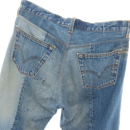 【中古】ジョンリンクス jonnlynx faye別注 コットン 再構築 デニムパンツ ブルー【サイズ34】【 状態ランクB 】【 メンズ 】