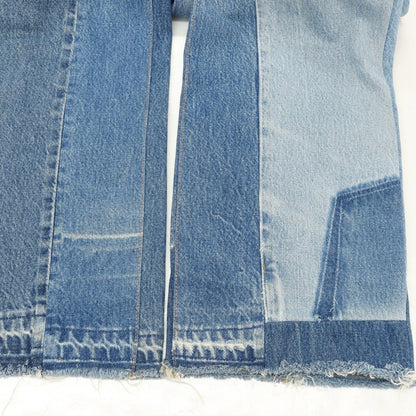 【中古】ジョンリンクス jonnlynx faye別注 コットン 再構築 デニムパンツ ブルー【サイズ34】【 状態ランクB 】【 メンズ 】