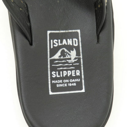 【中古】エイチティーシー HTC × ISLAND SLIPPER レザー サンダル ブラック【サイズ9】【 状態ランクB 】【 メンズ 】