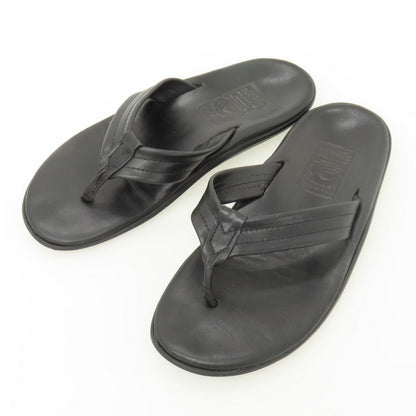 【中古】アイランドスリッパ ISLAND SLIPPER レザー サンダル ブラック【サイズ9】【 状態ランクB 】【 メンズ 】