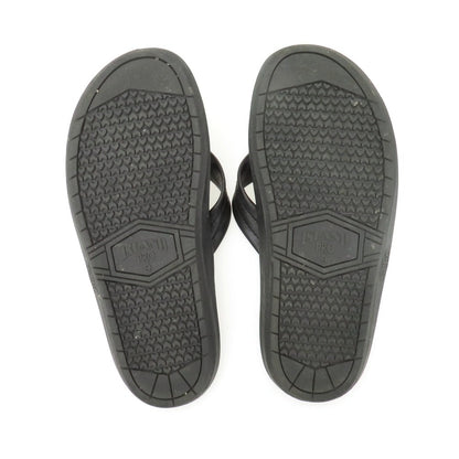 【中古】アイランドスリッパ ISLAND SLIPPER レザー サンダル ブラック【サイズ9】【 状態ランクB 】【 メンズ 】