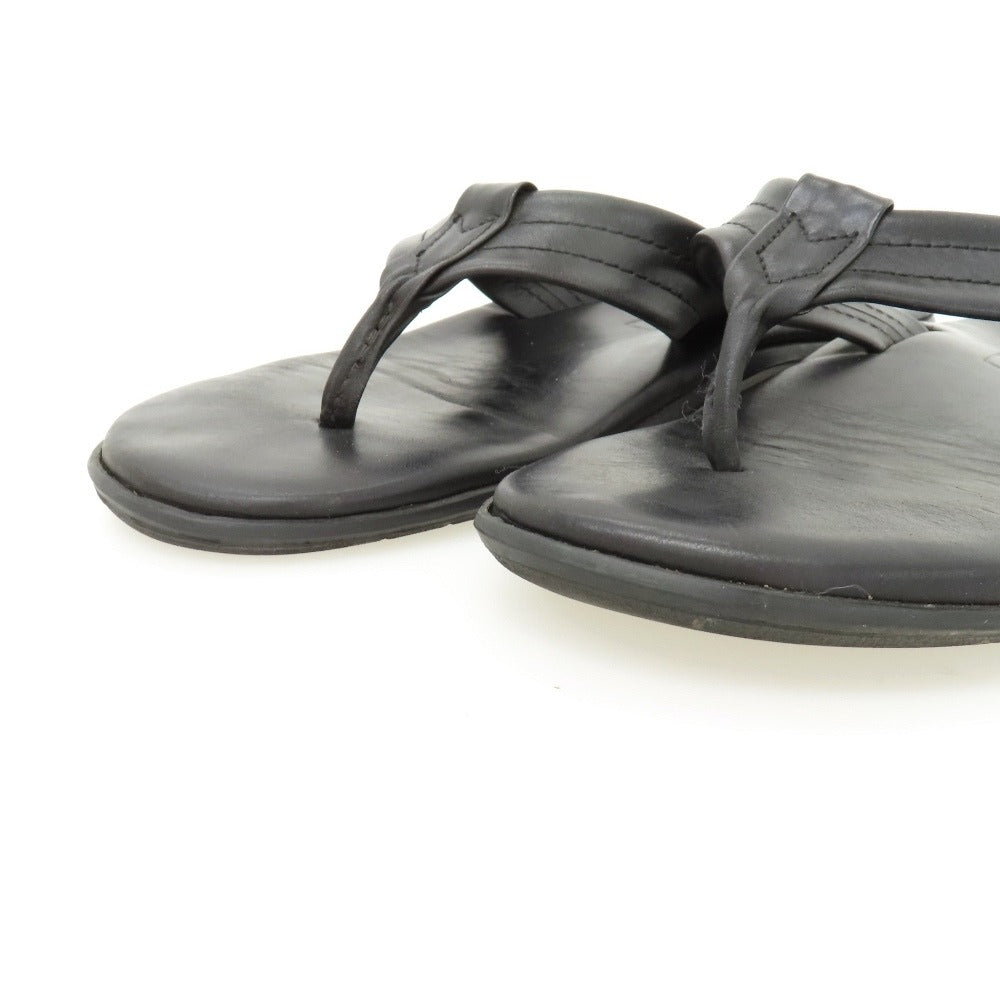 【中古】アイランドスリッパ ISLAND SLIPPER レザー サンダル ブラック【サイズ9】【 状態ランクB 】【 メンズ 】