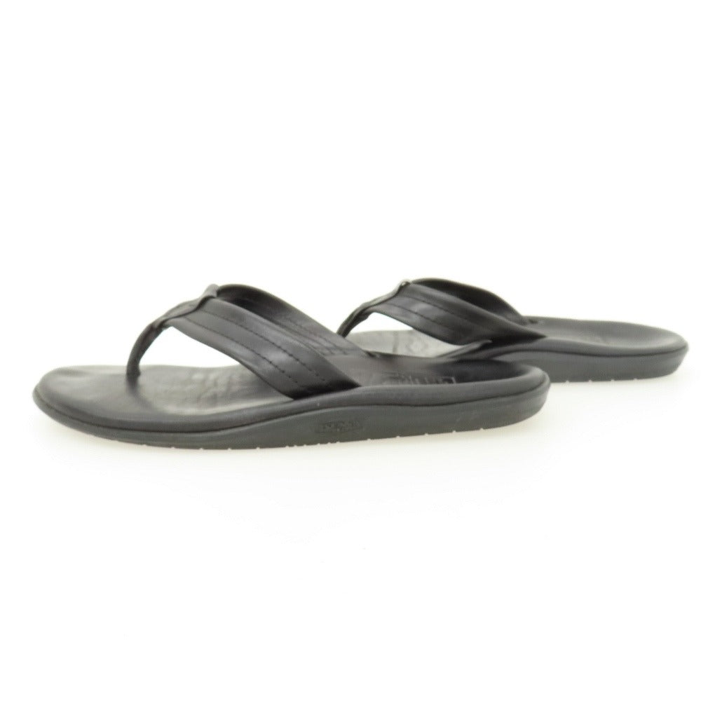 【中古】アイランドスリッパ ISLAND SLIPPER レザー サンダル ブラック【サイズ9】【 状態ランクB 】【 メンズ 】
