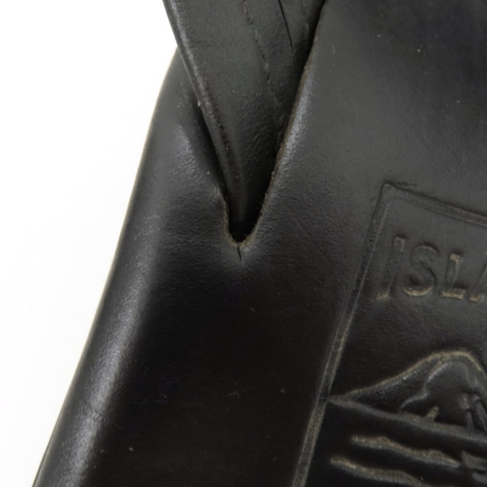【中古】アイランドスリッパ ISLAND SLIPPER レザー サンダル ブラック【サイズ9】【 状態ランクB 】【 メンズ 】