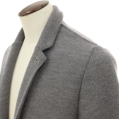 【中古】ラルディーニ LARDINI ウール 2B ニットジャケット グレー【サイズXL】【 状態ランクB 】【 メンズ 】