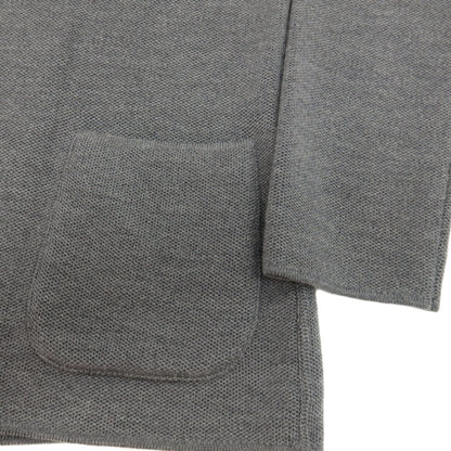 【中古】ラルディーニ LARDINI ウール 2B ニットジャケット グレー【サイズXL】【 状態ランクB 】【 メンズ 】