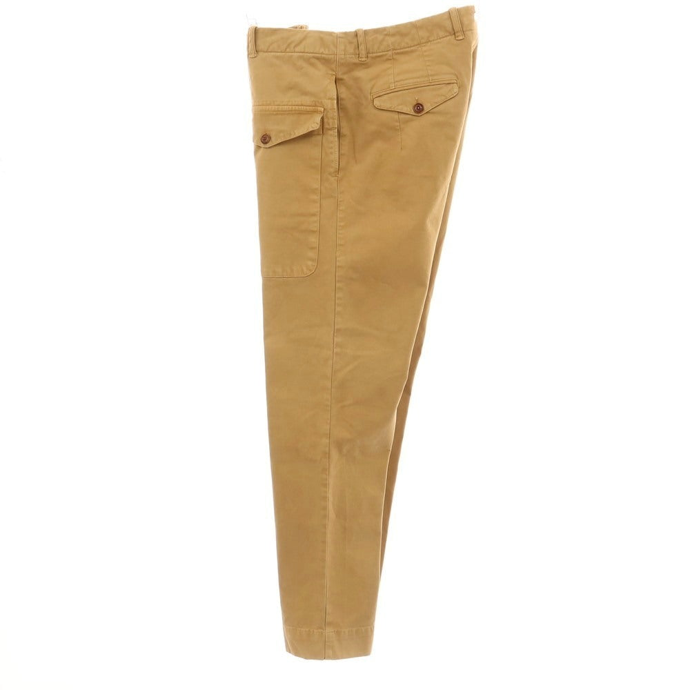 【中古】ジーティーアー G.T.A LORENZO コットンポリウレタン カジュアルパンツ ベージュ【サイズ50】【 状態ランクC 】【 メンズ 】