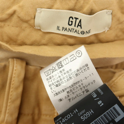 【中古】ジーティーアー G.T.A LORENZO コットンポリウレタン カジュアルパンツ ベージュ【サイズ50】【 状態ランクC 】【 メンズ 】