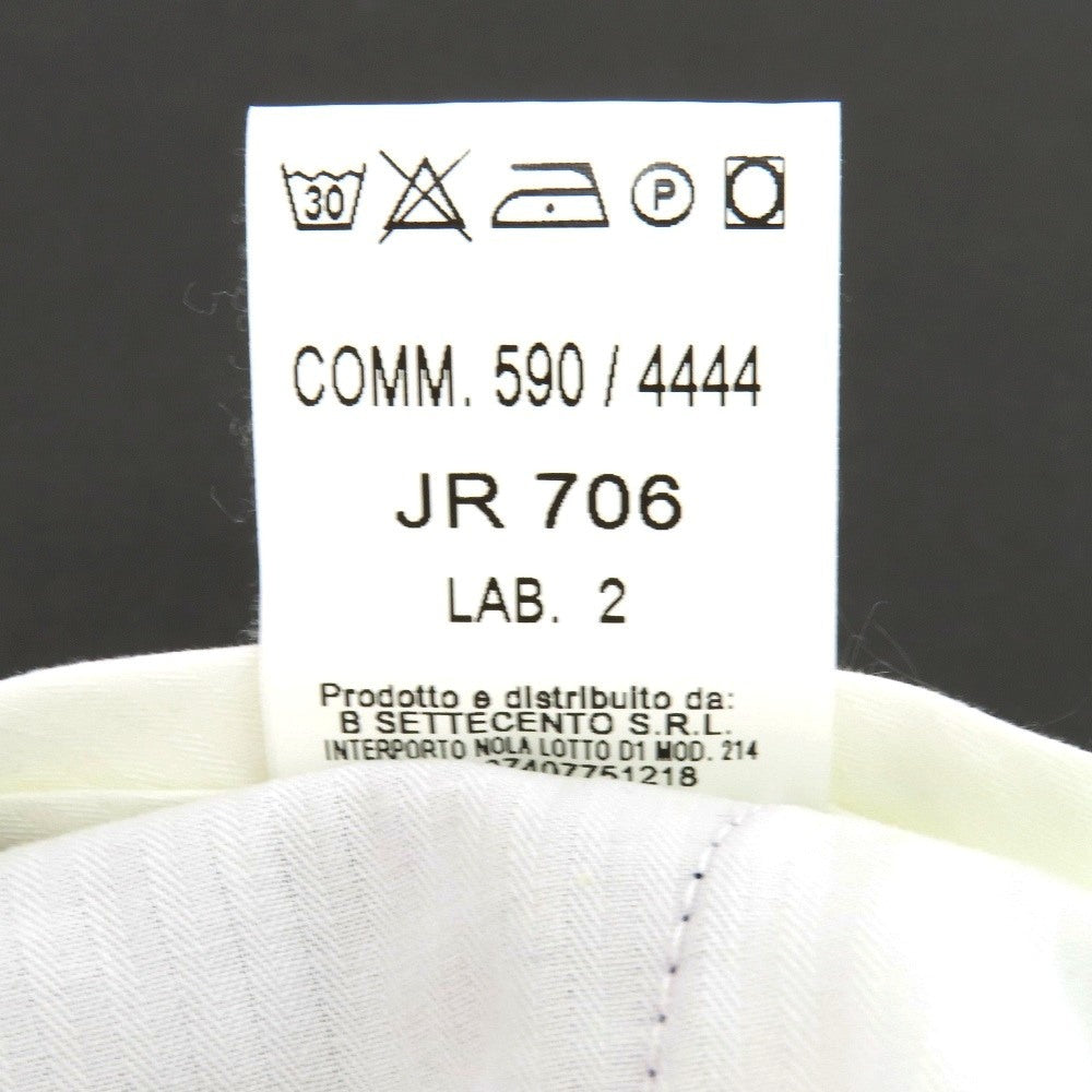 【中古】ビーセッテチェント B SETTECENTO ポリエステルウールレーヨンポリウレタン ドレススラックスパンツ ネイビー【サイズ35】【 状態ランクC 】【 メンズ 】
