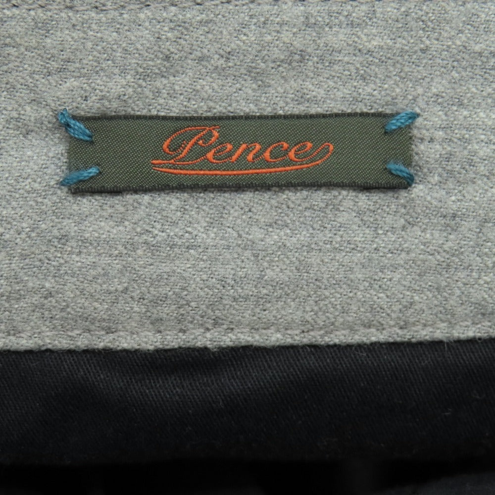 【中古】ペンス PENCE ウール ドレススラックスパンツ ライトグレー【サイズ50】【 状態ランクB 】【 メンズ 】