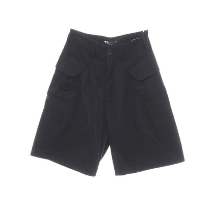 【中古】ワイスリー Y-3 ストレッチ コットン ショートパンツ ブラック【サイズXS】【 状態ランクB 】【 メンズ 】