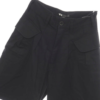 【中古】ワイスリー Y-3 ストレッチ コットン ショートパンツ ブラック【サイズXS】【 状態ランクB 】【 メンズ 】